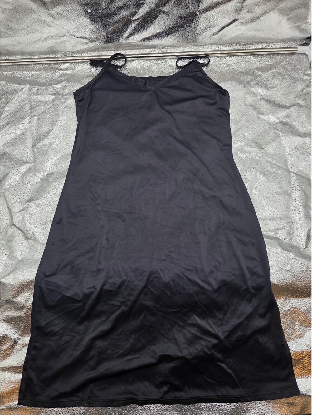 Vassarette Black Slip Dress Size S/40